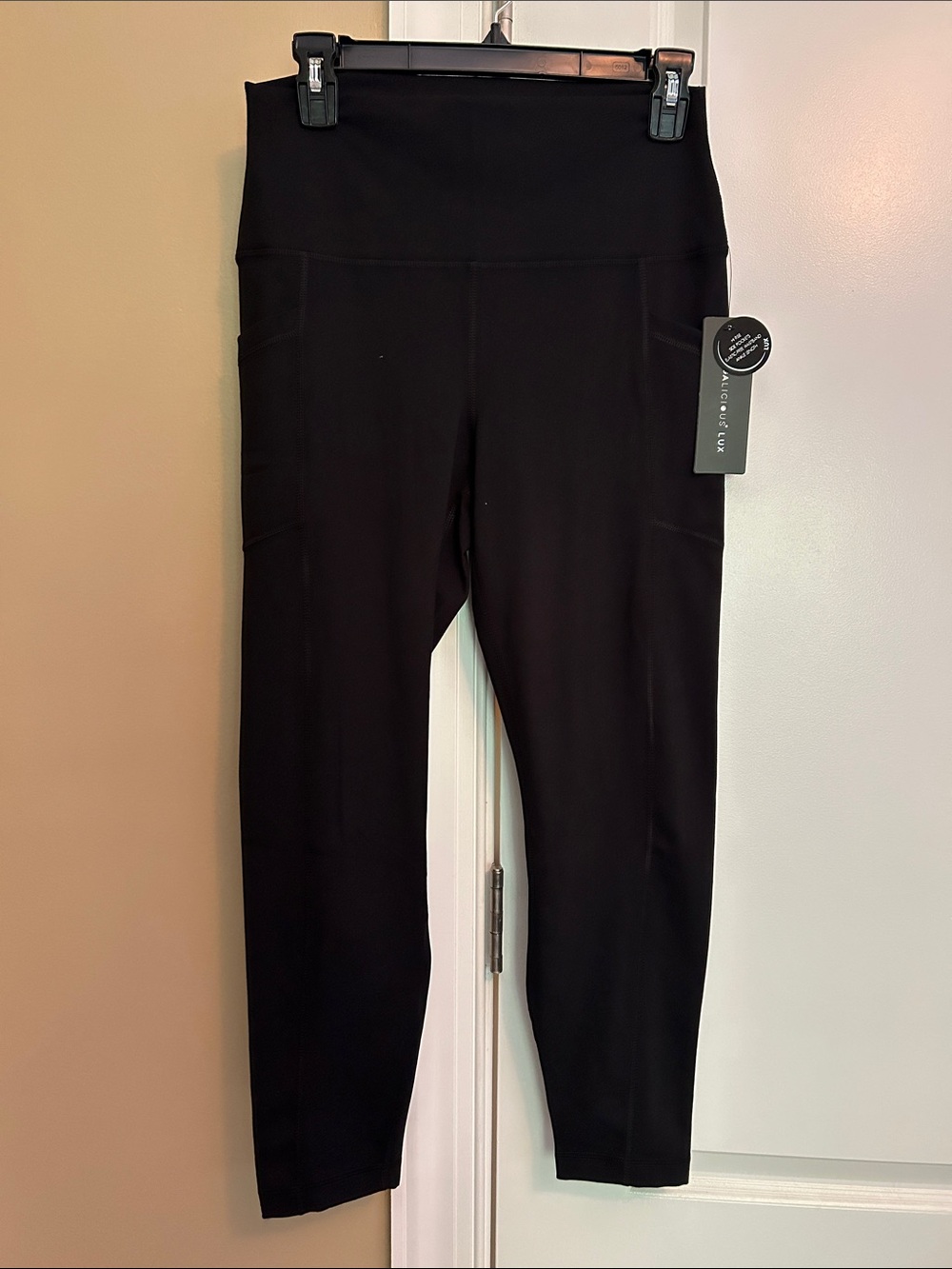 High-Waist Black Leggings